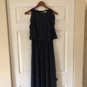 HM Maxi length Navy sleeveless dress size 6